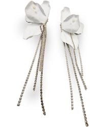 Laura Daili - Orchid Statement Earrings - Lyst