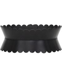 Haute Cuir - Scalloped Hourglass Corset Belt - Lyst