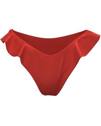 Blackbough Swim - Elsie Ruffled Cheeky Bottoms Hot Gloss - Lyst