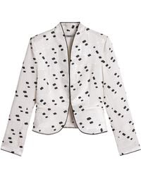 Nocturne - Printed Tailored Jacket - Lyst