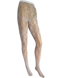 HIGH HEEL JUNGLE by KATHRYN EISMAN - Venise Lace Fishnet Tights - Lyst