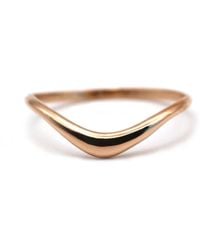 VicStoneNYC Fine Jewelry - Soft Curve Rose Solid Gold Ring - Lyst