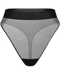 Zhilyova - Hanna Nero High-Waisted Thong - Lyst