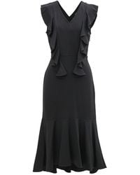 Smart and Joy - Jersey Dress With Wide Ruffles - Lyst