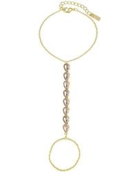 Adriana Pappas Designs - Crystal Rain Hand Bracelet - Lyst