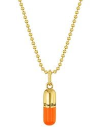 True Rocks - Small & Plated Small Pill Pendant - Lyst