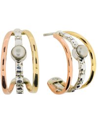 Charlotte's Web Jewellery - Maharani Triple Hoop Earrings - Lyst