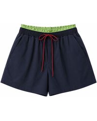 FRONT ROW SHOP - Double Waist Short - Lyst