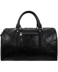 Time Resistance - Small Leather Overnight Bag, Duffel Bag - Lyst