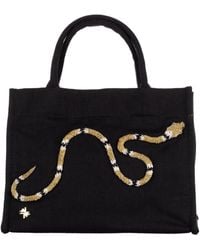 Laines London - Laines Couture Hand Embellished & Snake Tote Bag - Lyst