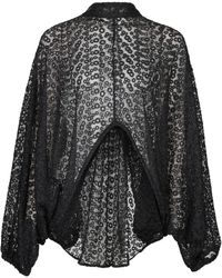 Lioness by Tf - Ebony Luxe Lacy Short Tunic - Lyst