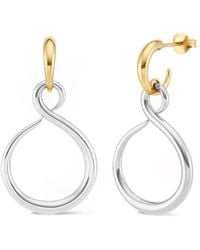 Dinny Hall - Toro Mixed-Metal Lasso Drop Earrings - Lyst