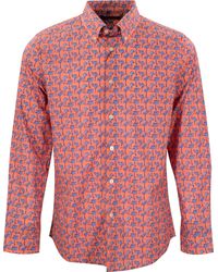 lords of harlech - Morris Flamingos Coral - Lyst