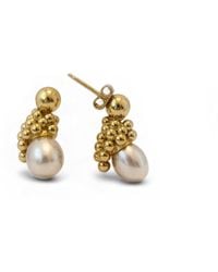 Martina Rozenberg Smira Jewelry - Pearl Cascade Earrings - Lyst