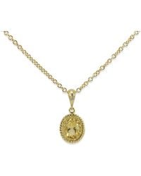 Vintouch Italy - Luccichio Vermeil Citrine Necklace - Lyst