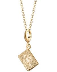 Lily Charmed - Plated Custard Cream Biscuit Charm Necklace - Lyst
