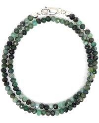 Shar Oke - Emerald & Sterling Bracelet - Lyst