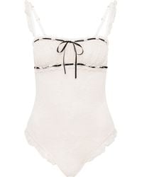 Wild Lovers - Neutrals Celeste Bodysuit - Lyst