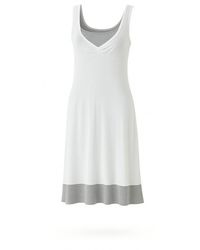 Conquista - Sleeveless Two-Tone Jersey Dress – With Contrast Hem - Lyst