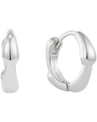 Vanhi - Colette Droop Link Huggie Earrings - Lyst