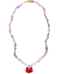 Smilla Brav - Holy Crab! Amethyst Necklace - Lyst