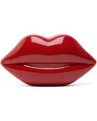 Lulu Guinness - Lulu Lips Medium Clutch Bag - Lyst