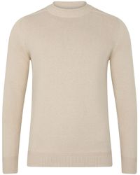 Paul James Knitwear - Neutrals Lightweight Cotton Linen Slaithes Saddle Shoulder Jumper - Lyst