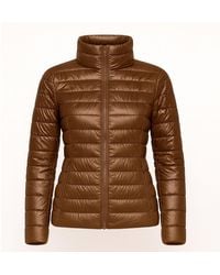 Tantra Spain Sl - Basic Metallic Anorak With Zipper Closure And Mandarin Collar - Lyst