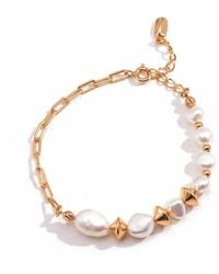 Angel Barocco - Classic Baroque Pearl Bracelet - Lyst