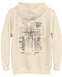 Anchor and Crew - Neutrals Bone Gustatory Tokyo Coffee Scene Cotton Blend Embroidered Hoodie - Lyst