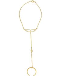 Saachi - Angel Wing Ring Bracelet Set - Lyst