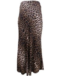 Theo the Label - Neutrals Kores Leopard Skirt - Lyst