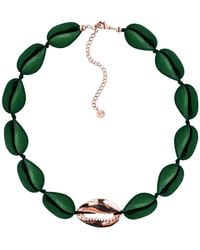 Adriana Pappas Designs - Metal Shell Accent Choker Matte - Lyst