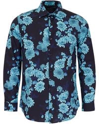 lords of harlech - Nigel Serious Floral Shirt - Lyst