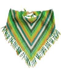 Iliana Arrazola - Scarf Fringe Necklace - Lyst