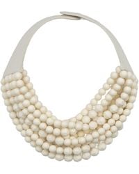 Fairchild Baldwin - Neutrals Marbella Matte Cream Necklace - Lyst