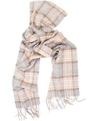 Kinalba - Neutrals Oban Natural Mackellar Cashmere Scarf - Lyst