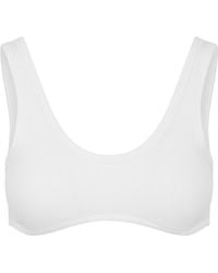 Nudea - The Organic Cotton Dip Front Bralette - Lyst