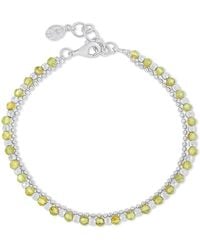 Dower & Hall - Peridot Faceted Bead Orissa Bracelet - Lyst