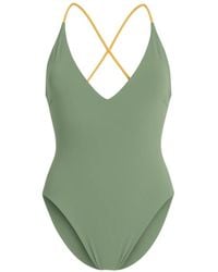 Rive & Rituel - Gaia Braided Back Hunter One Piece Bathing Suit - Lyst