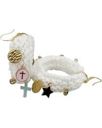 Hilo De Mar - Drop Earrings With Charms - Lyst