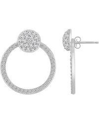Diamonbliss - Marilyn Monroe Convertible Pave Stud Earrings - Lyst
