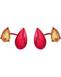 Lavani Jewels - Pink Kusanagi Drop Earrings - Lyst