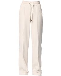 Otthie - Neutrals Wide-Leg Cosy Knitted Trousers - Lyst