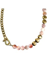 Rachel Nathan - Shackle Single: Cherry Blossom Coin Necklace - Lyst