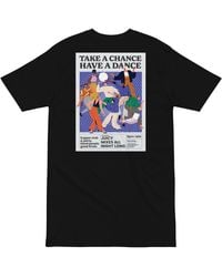 Anchor and Crew - Take A Chance Have A Dance Disco! Heavy Cotton Embroidered T-Shirt - Lyst
