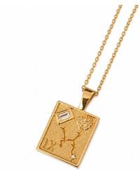 Cier - Sagittarius Zodiac Necklace - Lyst