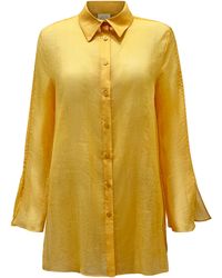 Why Mary - Tuscan Sun Linen Shirt - Lyst