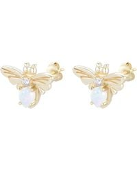 KAMARIA - Opal Bee Stud Earrings - Lyst