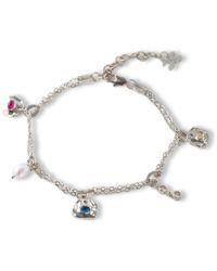 Classicharms - Iris Gemstone Charm Anklet - Lyst